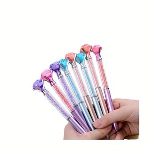 Promotional Bling Ballpoint Big Crystal Diamond Rhinestones Plastic <b>Pen</b> for Christmas Wedding Birthday Present - Product Image 1