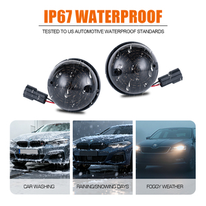 Kit <span class=keywords><strong>de</strong></span> mise à niveau <span class=keywords><strong>de</strong></span> l'éclairage LED 10 pièces, clignotant ambre, feu avant blanc, feu latéral, feu arrière rouge, feu stop pour Land Rover 90/110 / Defender - Product Image 3