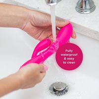 Plusone Rabbit Body-Safe silicona totalmente impermeable USB recargable consolador vibrador para mujeres juguetes sexuales consoladores pareja lesbiana