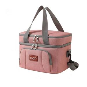 Sacs isothermes pour le déjeuner pour hommes et femmes, boîte à lunch thermique étanche, sac isotherme souple pour pique-nique en plein air avec bandoulière réglable - Product Image 3