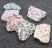 Dompet Koin Bunga Kreatif 4 Inch Grosir Pabrik, Tas Hadiah Mini Motif Bunga, Souvenir Promosi, Tempat Penyimpanan Uang Tunai