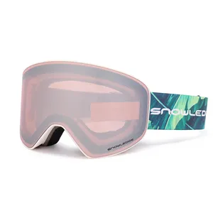 Hubo Groothandel Custom Uv400 Ski Goggles Snowboard Bril Eyewear Hd Gepolariseerde Sport Sneeuw Bril Voor Volwassenen Frame Lenzen