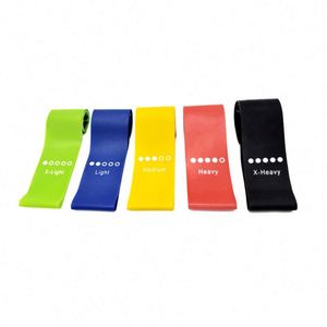 Bandas de resistencia de látex TPE de alta calidad de fábrica BSCI, bandas de ejercicio con logo personalizado, bandas elásticas de 5 niveles de resistencia. - Product Image 3