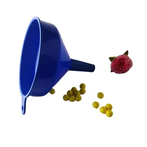 Food grade large-caliber extra-large household oil/wine/car refueling plastic filling funnel with hanging holes