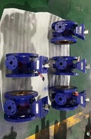 Vanne à boisseau sphérique de type V, vanne d'arrêt et de régulation ZSPFL/ZSNFL/ZSHV/VQ647F, pneumatique DN250 PN40, haute température, usage industriel, pour liquides corrosifs