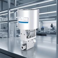 Válvula de Aguja Neumática Unidireccional de Alta Velocidad 60000PSI, Solución de Control de Ultra Alta Presión, Tamaño de Puerto de 1/4-1 Pulgada, para Aceite y Agua Industrial