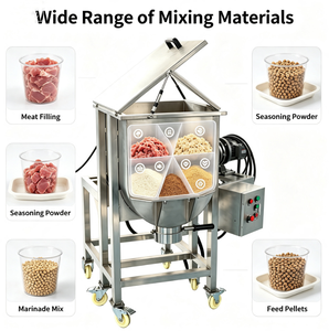 Mélangeur commercial à sec, adapté à <span class=keywords><strong>la</strong></span> préparation de mélanges d'assaisonnements, de farine et de particules alimentaires. - Product Image 6