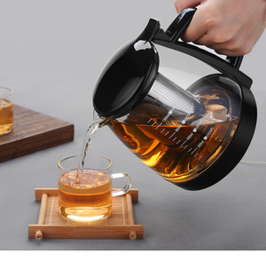 Tetera de vidrio ecológica con logotipo personalizado, juegos de café y té clásicos, mesa Basse Top, tetera marroquí ODM, diseños - Product Image 2