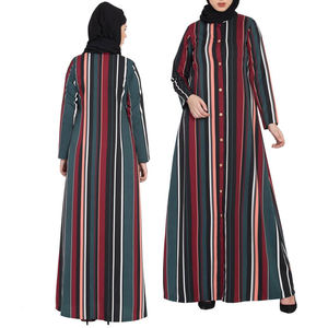 Abaya islamique respirante et légère, nouveau design, style traditionnel modeste, longueur cheville, manches longues, pour femmes musulmanes. - Product Image 6