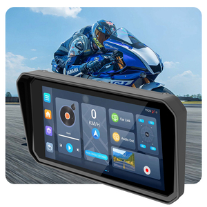 Caméras étanches de 6 pouces pour moto sans fil Carplay Android Auto WiFi Monitor Dash Cam TPMS - Product Image 1