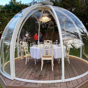 T C TENT Bubble Tent 3m Diameter Tempered Glass Dome Sunroom Outdoor Garden Use - Product Image 1