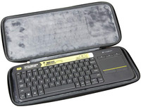 Tas Penyimpanan Pelindung Keras EVA Anti Air untuk Perjalanan, Tas Jinjing untuk Keyboard Multi-Perangkat Custom AOYE K480