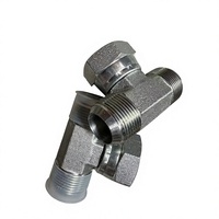 Raccord hydraulique droit sur mesure multi-spécifications en acier au carbone et acier inoxydable, adaptateur scellé