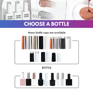 FZANEST manteau de neige propre logo produits ongles salon station unas fournir fournisseur d'or vernis à ongles gel en vrac top lit ongles - Product Image 5