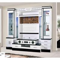 Table TV d'angle moderne pour la maison, en verre et bois, support TV pour salon