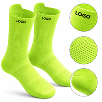 Chaussettes de course anti-humidité, anti-microbiennes, invisibles, avec talon rembourré, pour l'entraînement au marathon