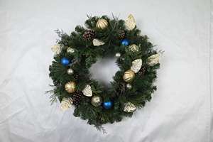 Adornos Navideños para el Hogar, Bola de Piña Artificial, Coronas Navideñas, Suministro de Fábrica - Product Image 3