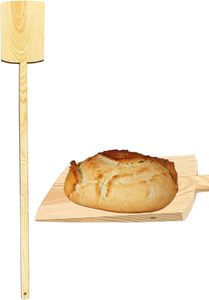 Cortador <span class=keywords><strong>de</strong></span> Pastelería Desechable <span class=keywords><strong>de</strong></span> <span class=keywords><strong>Madera</strong></span> Acan-Square <span class=keywords><strong>para</strong></span> <span class=keywords><strong>Pan</strong></span> y Pizza, Tamaño Personalizable, Mango Largo <span class=keywords><strong>de</strong></span> 90 cm, Apto <span class=keywords><strong>para</strong></span> Hornos Profundos - Product Image 5