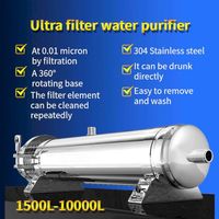 304 purificateurs d'eau d'ultrafiltration en acier inoxydable purificateurs d'eau du centre de la maison entière filtre à eau du robinet de boisson