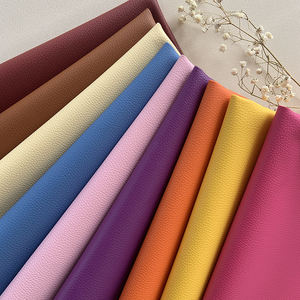 Tissu en cuir synthétique PVC à texture litchi, motif gaufré pour canapés et chaises - Product Image 2