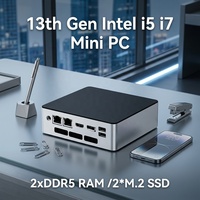 Commerciële Mini PC Core I3 1315U I5 1335U I7 1360P 16GB DDR4 RAM M.2 SSD Drievoudige Schermen Dubbele Lan Win11 Business Mini Computer