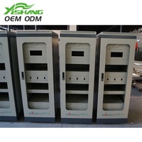 Structure de rack en acier laminé à froid SPCC sur mesure, précision ±0,1 mm pour centre de données, structure de cabinet de serveur 19 pouces