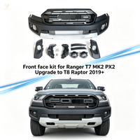 Kit de conversion pour pick-up : pare-chocs avant, grilles, protection inférieure du moteur pour Ranger T7 MK2 PX2, mise à niveau vers T8 Raptor 2019+