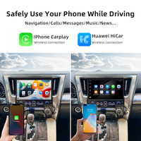 Navigation Gps stéréo de voiture 11.6 pouces Hd pour Toyota Alphard 30 série 15-21 Android Auto Carplay Bluetooth musique intégrée 4 caméras