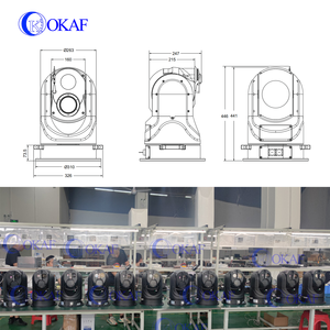 Caméra PTZ marine <span class=keywords><strong>de</strong></span> suivi <span class=keywords><strong>de</strong></span> cible, portée <span class=keywords><strong>de</strong></span> 3 km, caméra thermique 25~75 mm, système <span class=keywords><strong>de</strong></span> <span class=keywords><strong>surveillance</strong></span> côtière monté sur navire - Product Image 5