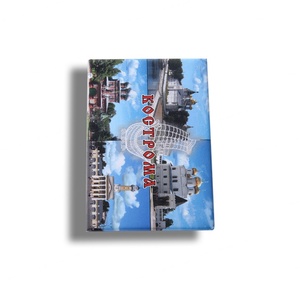 Aimants de réfrigérateur rectangulaires en métal avec impression UV, de marque de créateur, en gros - Product Image 4