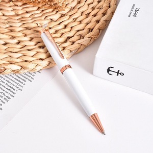 Penna a Sfera <span class=keywords><strong>in</strong></span> Metallo Rosa per Signora Elegante con Logo Personalizzato - Product Image 6