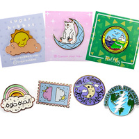 Fabricant en gros de badges personnalisés en métal plaqué or, épingles de revers en émail dur avec logo artisanal, motifs mignons de dessins animés et d'anime, pour cadeaux