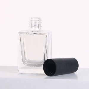 Flacon en verre transparent vide de 11 ml, <span class=keywords><strong>prix</strong></span> de gros du fournisseur, bouchon noir et pinceau, flacon de vernis à <span class=keywords><strong>ongles</strong></span> - Product Image 5