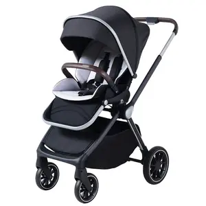 Neues Design 3-in-1-Babywagen-Set mit wendbarem Autositz Luxus 4-in-1-Kinderwagen für Babys 0-3 Jahre Transport für den Außenbereich