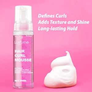 <span class=keywords><strong>Mousse</strong></span> à friser personnalisée rose <span class=keywords><strong>Mousse</strong></span> activatrice <span class=keywords><strong>de</strong></span> <span class=keywords><strong>boucles</strong></span> <span class=keywords><strong>de</strong></span> vague <span class=keywords><strong>de</strong></span> cheveux afro pour cheveux bouclés 200ml - Product Image 2
