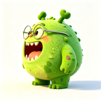 Jouets en vinyle PVC personnalisés OEM, figurine mignonne de monstre vert joyeux avec lunettes, poupée alien style peluche pour enfants et cadeaux