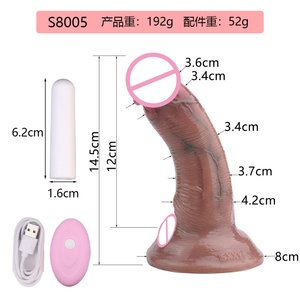 SXXY Factory Direct Women Vibrators Clitoral Stimulation Vibrator Realistic <b>Dildo</b> Masturbator Anal Plug Sex Toys for Women - Product Image 5