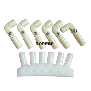 Accessoires pour moustiquaire pliante, connecteur coudé en plastique - Product Image 1