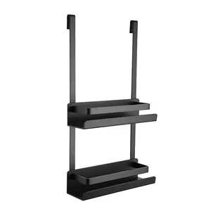 REACH certified Double layers Hotel Shower Storage Organizer shower caddy No Drilling Bathroom Shower Shelves Decorative