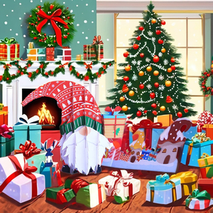 Factory Seller Handmade Xmas Gift <b>Paper</b> Lover 3D Santa Gnome Pop up Christmas Card Popup Greeting Cards for Christmas - Product Image 3