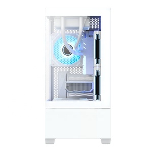 JNP Factory Gaming Matx Mid Tower Computer Cases Torres White <span class=keywords><strong>Power</strong></span> Supply Fan Water Cooling System Game Case para PC - Product Image 2