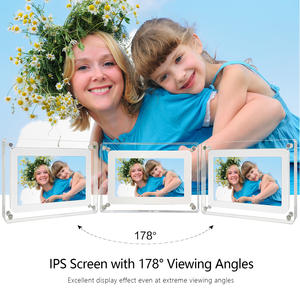 8 Go de stockage 5 pouces Crystal Sexy Video Blue Film <span class=keywords><strong>Hd</strong></span> Sexy Remote Controller Date <span class=keywords><strong>Download</strong></span> In Mp4 Acrylic Digital Photo Frame - Product Image 6