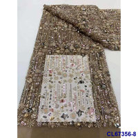 Haricots Paillettes Mode Broder Dentelle Tissu