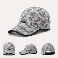 Casquette de sport sans couture, moulée monobloc, pliable, de luxe, à performance rafraîchissante, idéale pour le golf, la course, le baseball et les voyages, sous marque privée