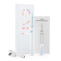 Nettoyeur de cire d'oreille intelligent pour otoscope d'outil de nettoyage de dissolvant sûr d'oreille avec cuillère de nettoyage de caméra photo et vidéo Earpick