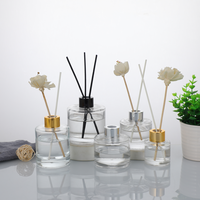 Diffuseurs à roseaux modernes de luxe 50ml-200ml, contenants vides avec bouchon à vis pour huiles essentielles, parfums et usages décoratifs