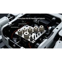 Engrenage droit miniature CNC en acier inoxydable non standard sur mesure avec vis Allen pour moteur de robot humanoïde