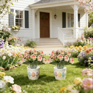 <span class=keywords><strong>Fleurs</strong></span> artificielles en gros pour la décoration de mariages et de fêtes, décoration de la maison, roses enroulées tenant un bouquet de <span class=keywords><strong>fleurs</strong></span> - Product Image 5