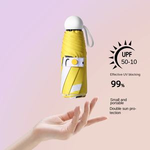 Ombrello da 50% per sole in seta con protezione solare ultravioletta da donna a doppio uso per sole e pioggia, ombrellone per capelli di nuova generazione - Product Image 3