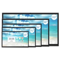 Tableau blanc interactif tactile MZY 4K 65 pouces avec fonction d'entrée pour une utilisation en classe et en conférence